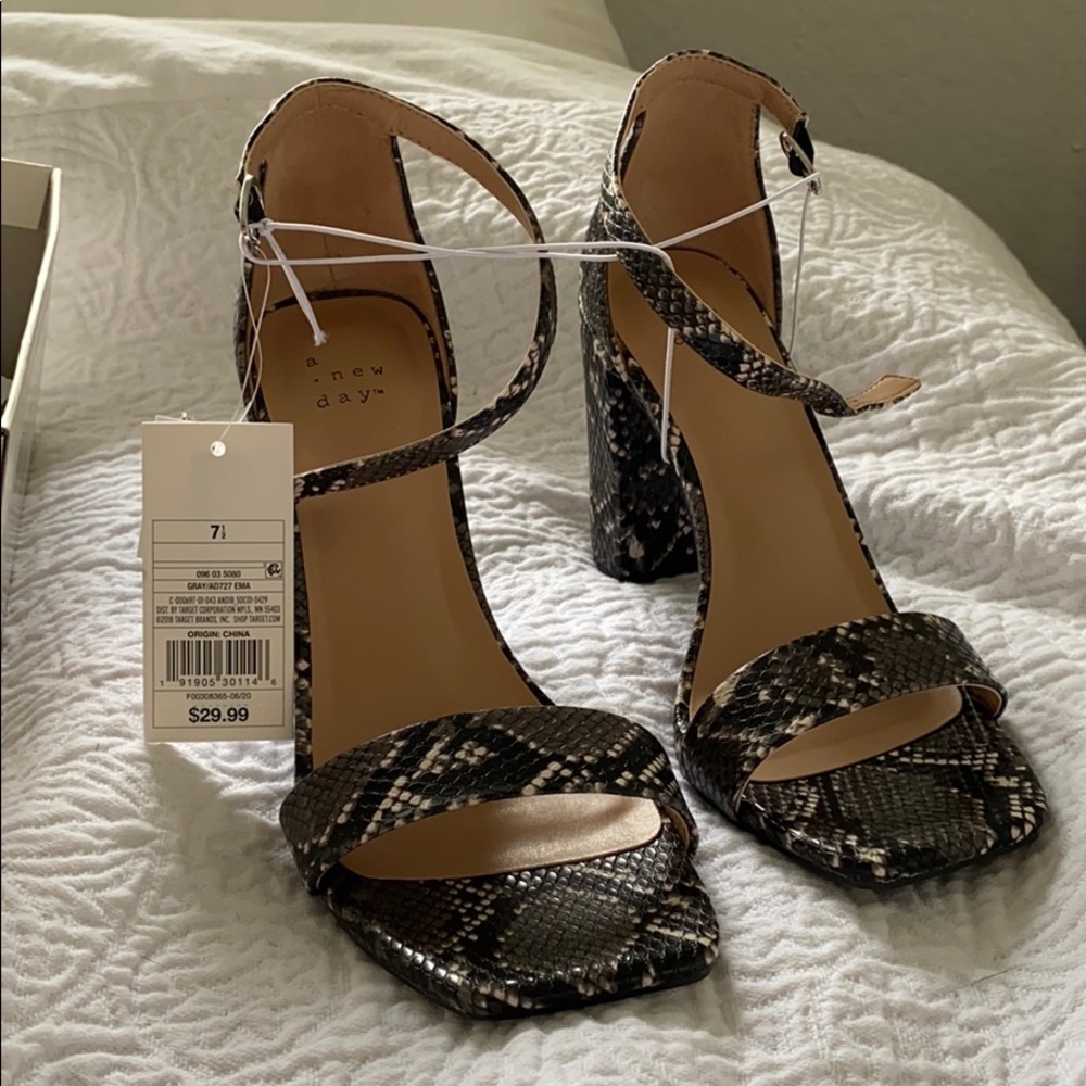 A New Day Snakeskin Heels!